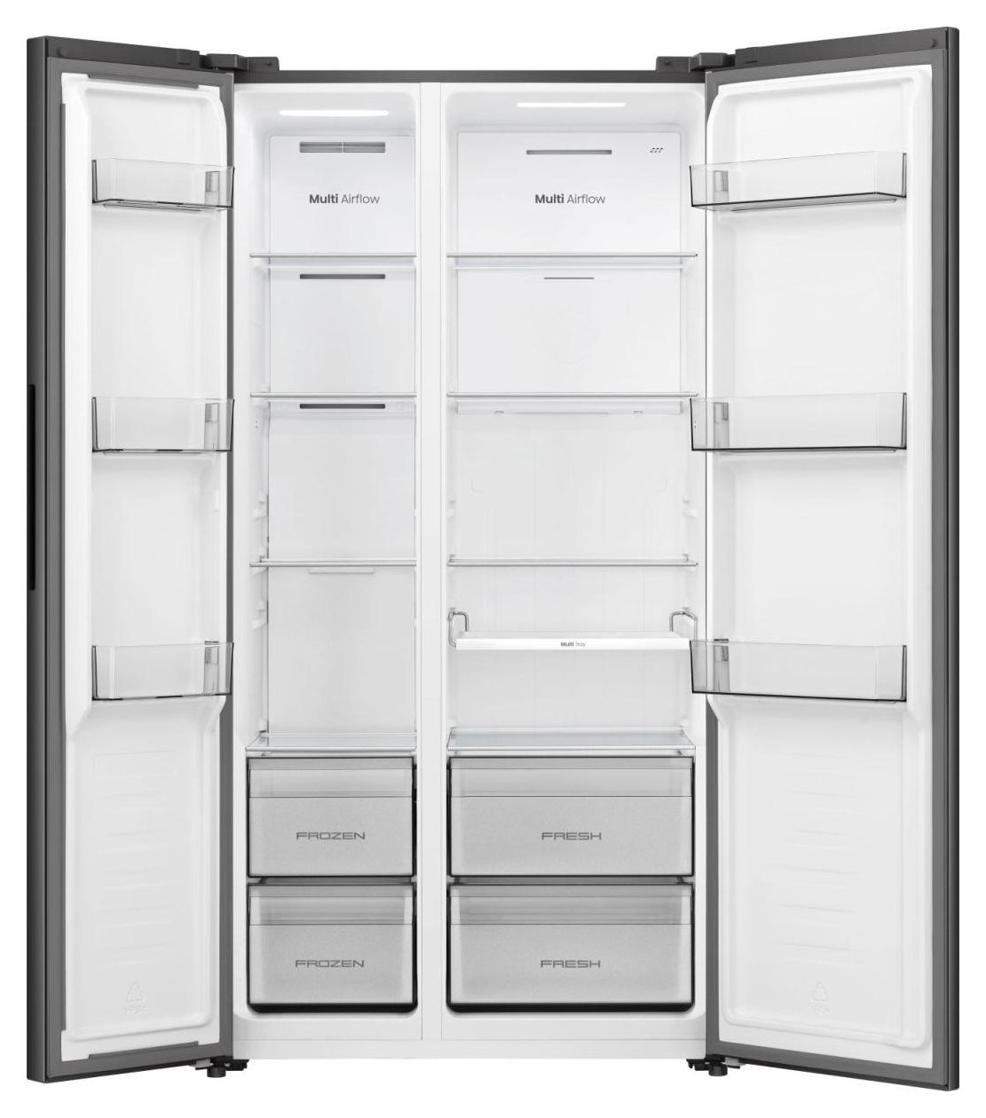 RS3P558NEFC Side-by-Side Kühl-/ Gefrierkombination 347 l / 197 l 204 kWh NoFrost 1786 mm x 911 mm  (Schwarz) 