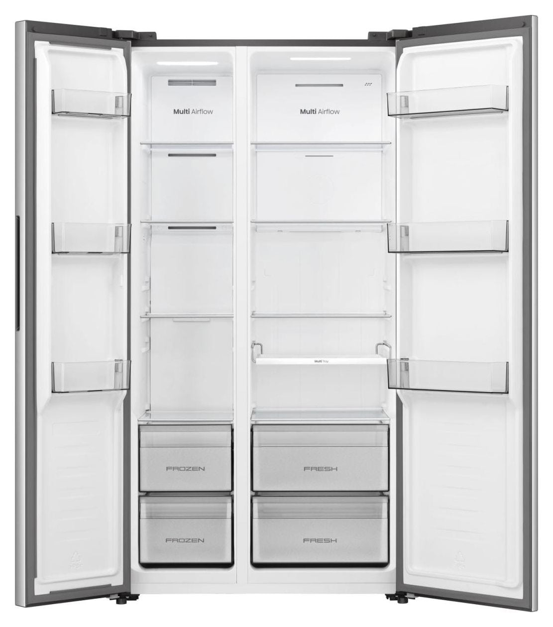 RS3P558NEIC Side-by-Side Kühl-/ Gefrierkombination 347 l / 197 l 204 kWh NoFrost 1786 mm x 911 mm  (Edelstahl) 