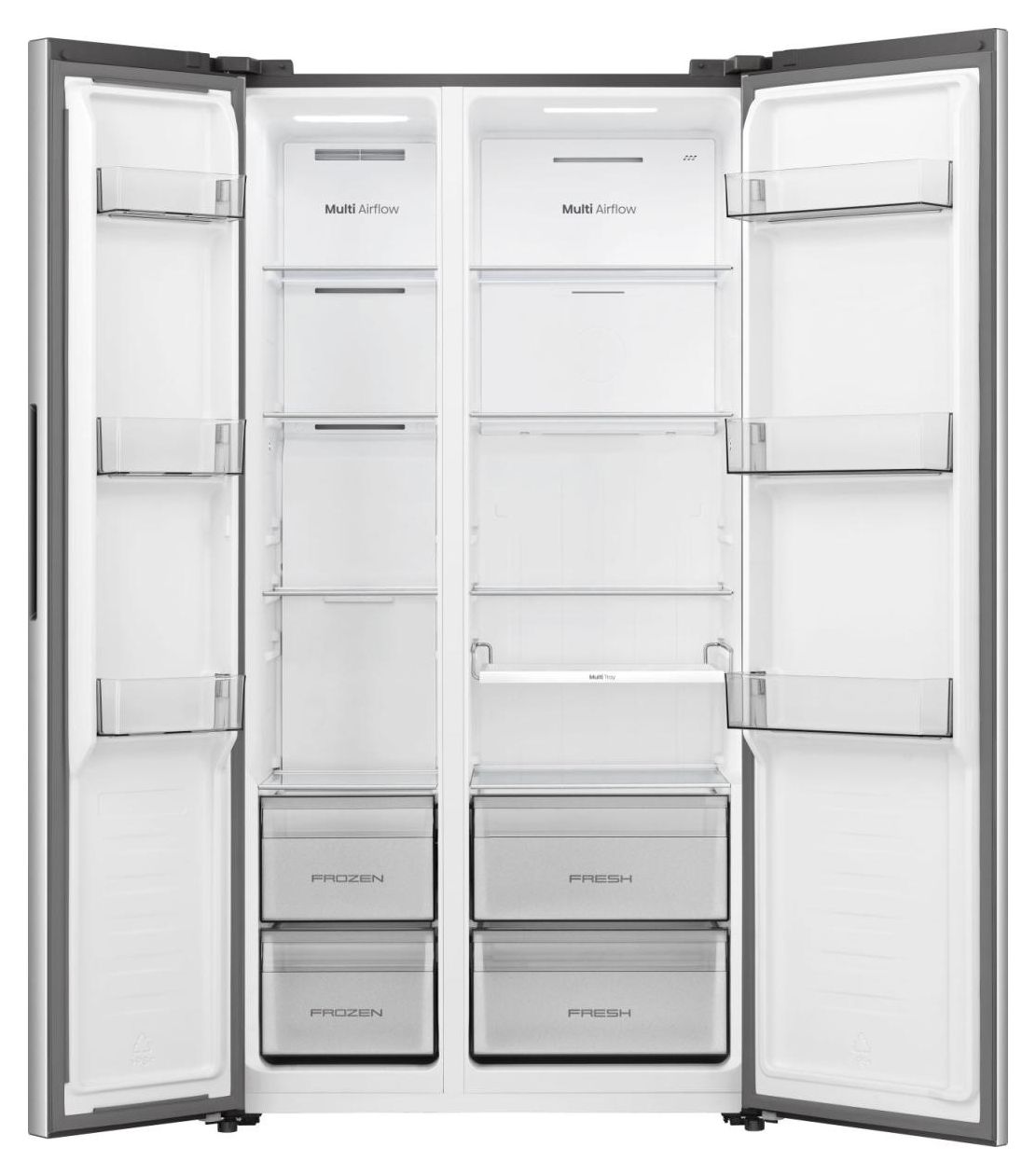 RS3P558NEIE Side-by-Side Kühl-/ Gefrierkombination 347 l / 197 l 318 kWh NoFrost 1786 mm x 911 mm  (Grau) 