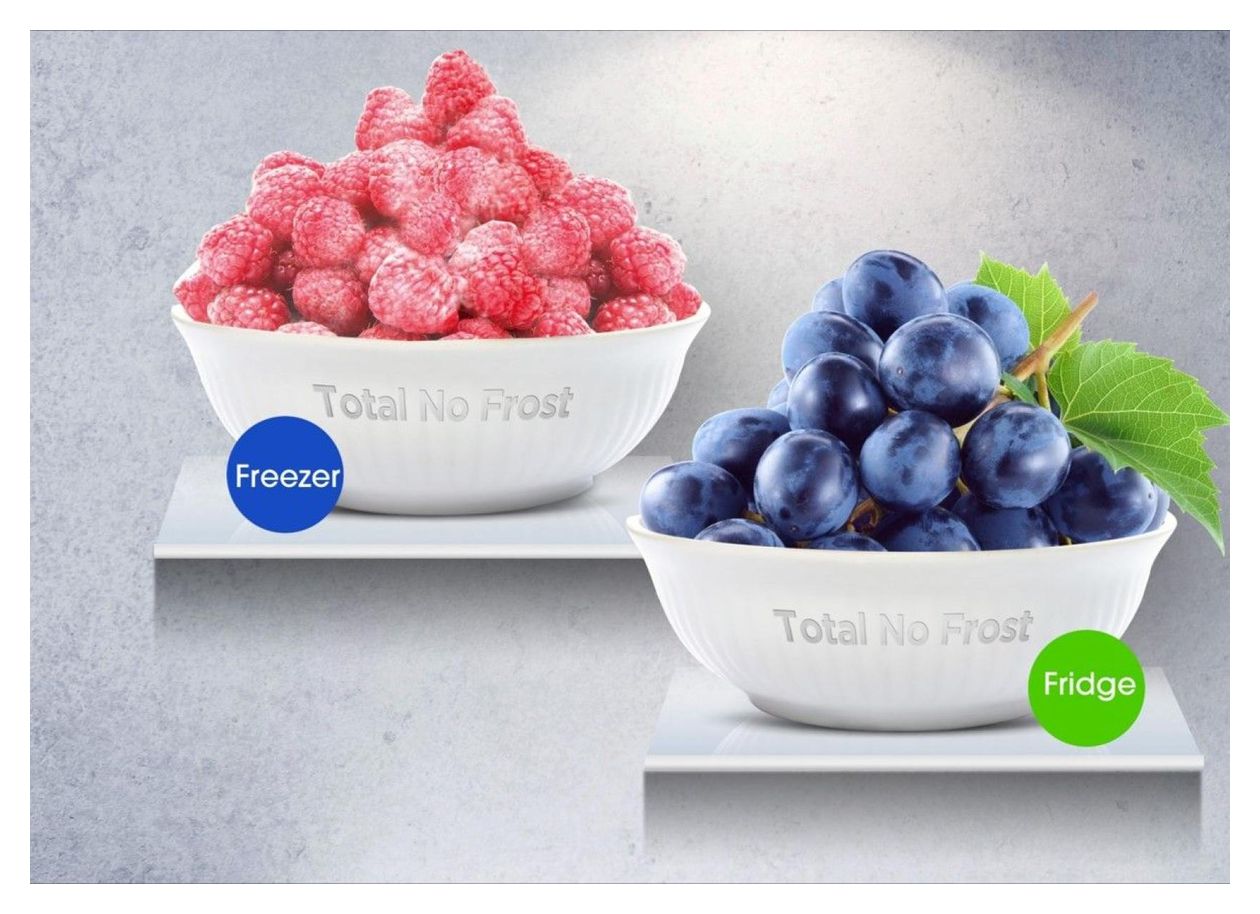 RS677N4BIE Side-by-Side Kühl-/ Gefrierkombination 334 l / 185 l 309 kWh NoFrost 1786 mm x 910 mm  (Grau) 