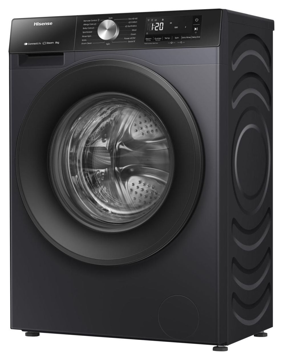 WF3S8043BB3 8 kg Frontlader Waschmaschine 1400 U/min 