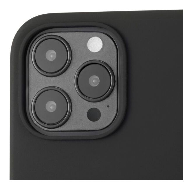Silicone Case Cover für Apple iPhone 12 Pro  (Schwarz) 