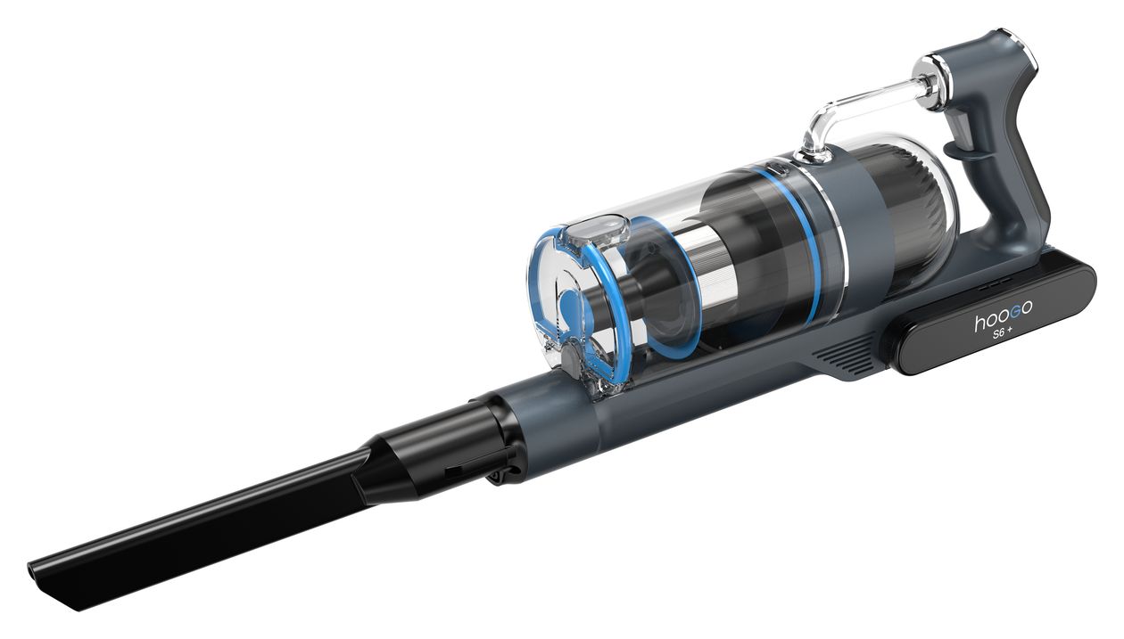 S6+ Handstaubsauger Beutellos bis 50 min Laufzeit 26 V  (Schwarz, Grau) 