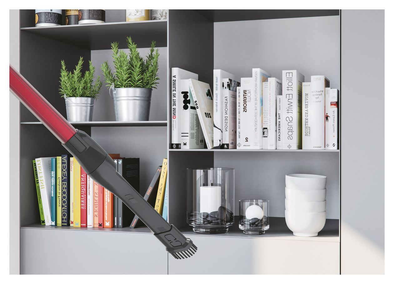 HF322TH011 Handstaubsauger Beutellos bis 40 min Laufzeit 22 V Stoff  (Titan) 