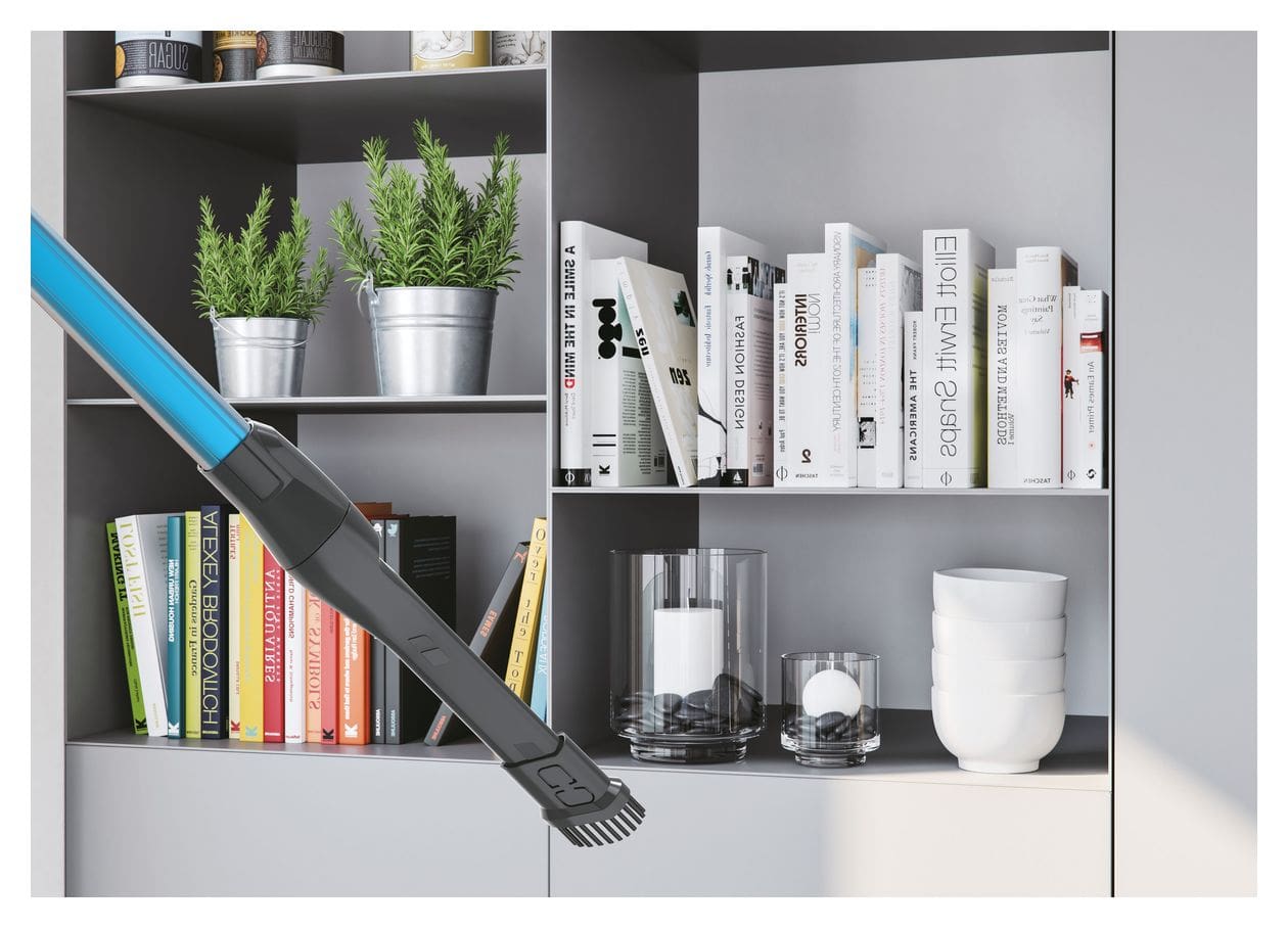 HF322TP011 Handstaubsauger Beutellos bis 40 min Laufzeit 22 V Stoff  (Grau) 