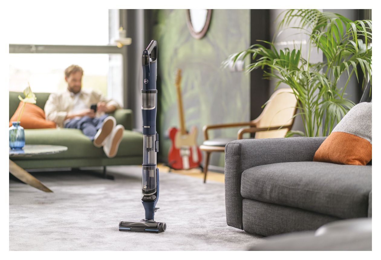 HFX20P011 Handstaubsauger Beutellos bis 30 min Laufzeit 21,6 V EPA  (Blau) 