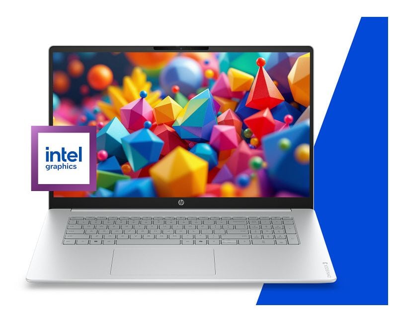 OmniBook 3 17-dk0551ng Full HD Notebook 43,9 cm (17.3 Zoll) 1920 x 1080 Pixel 1 TB SSD Windows 11 Home Intel Core 5 max. 5 GHz  (Grau, Silber) 