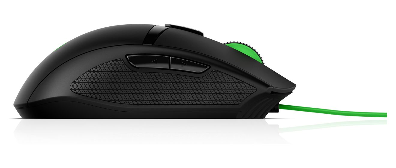 Pavilion Gaming 300 5000 DPI Gaming Maus Optisch  (Schwarz, Grün) 