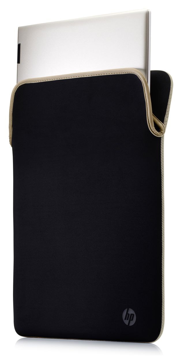 Wende-Notebook-Sleeve bis 39,6 cm (15.6 Zoll) (Schwarz/Gold) 