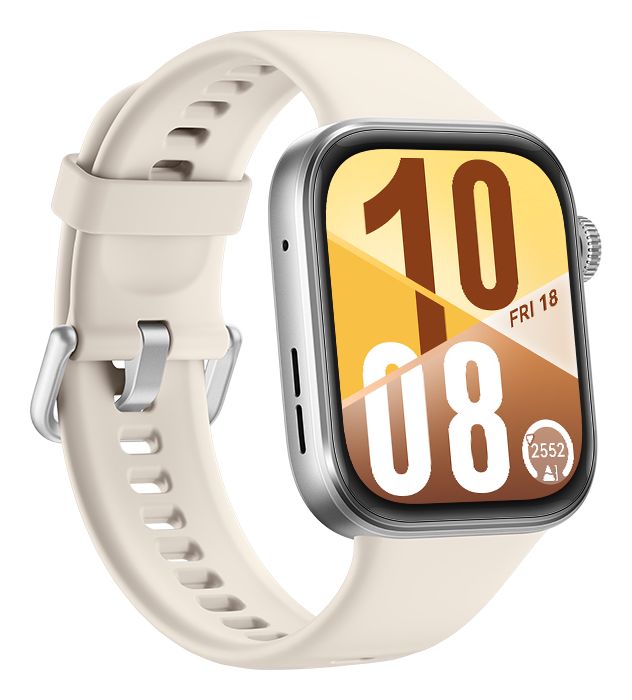 Watch Fit 4 Digital 38 mm Smartwatch Rechteckig 168 h 337 ppi  (Silber) 