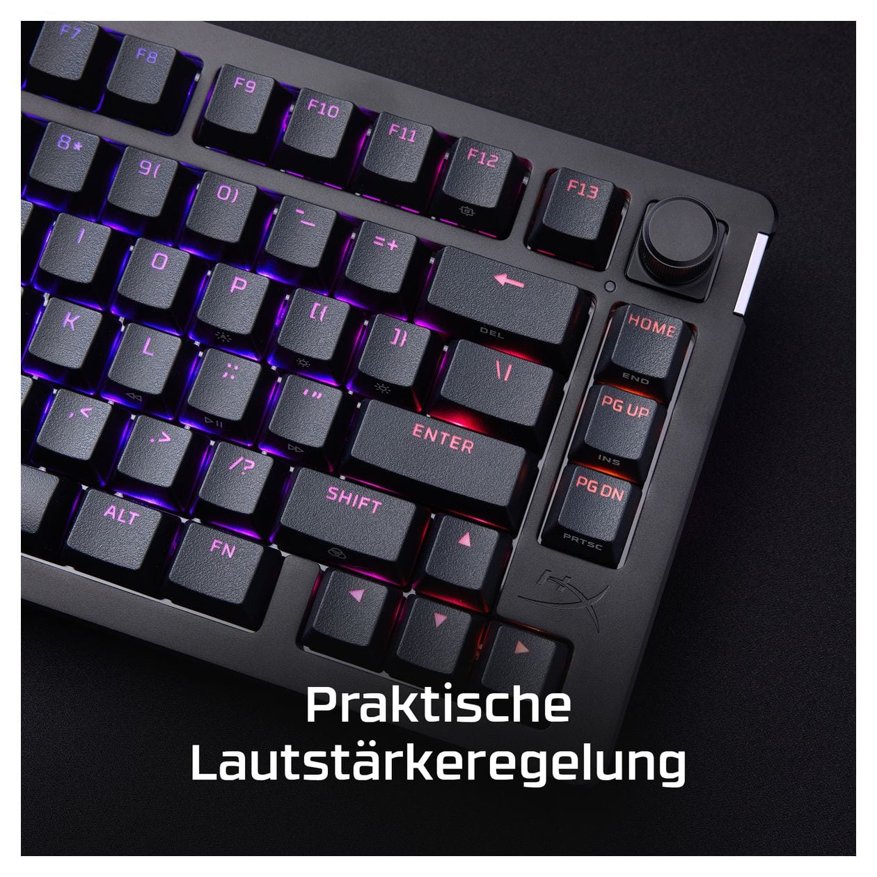 Alloy Rise 75 RGB-LED Gaming Tastatur USB  (Schwarz) 