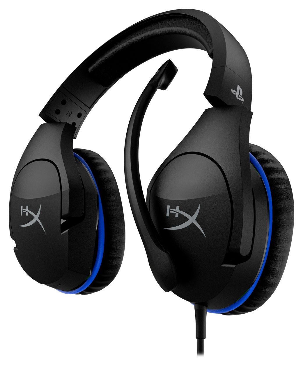 Cloud Stinger Over-Ear Gaming Kopfhörer kabelgebunden  (Schwarz/Blau) 