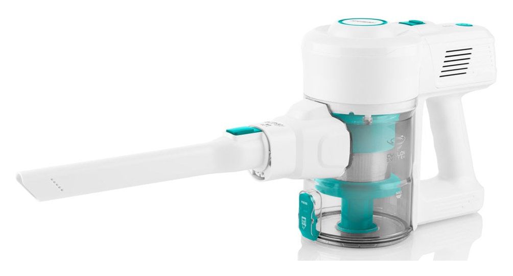 VC938 Handstaubsauger Beutellos 26,5 V HEPA  (Weiß, Türkis) 