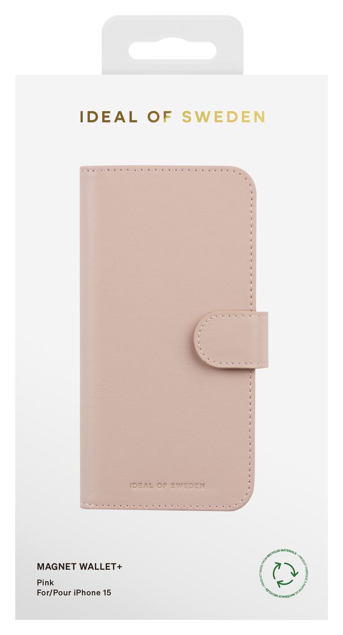 IDMWP-I2361-51 Geldbörsenhülle für Apple iPhone 15  (Pink) 