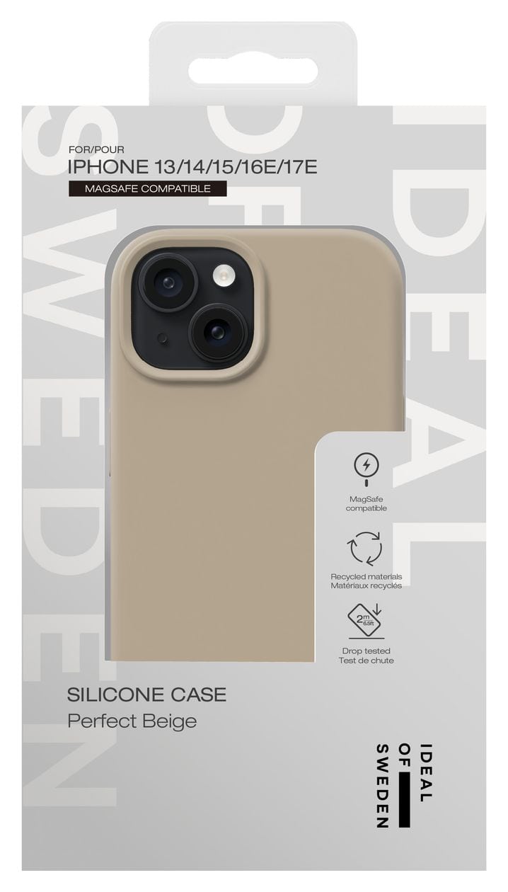 IDSICMS-I2361S-128 Cover für Apple iPhone 13/14/15/16E/17E  (Beige) 