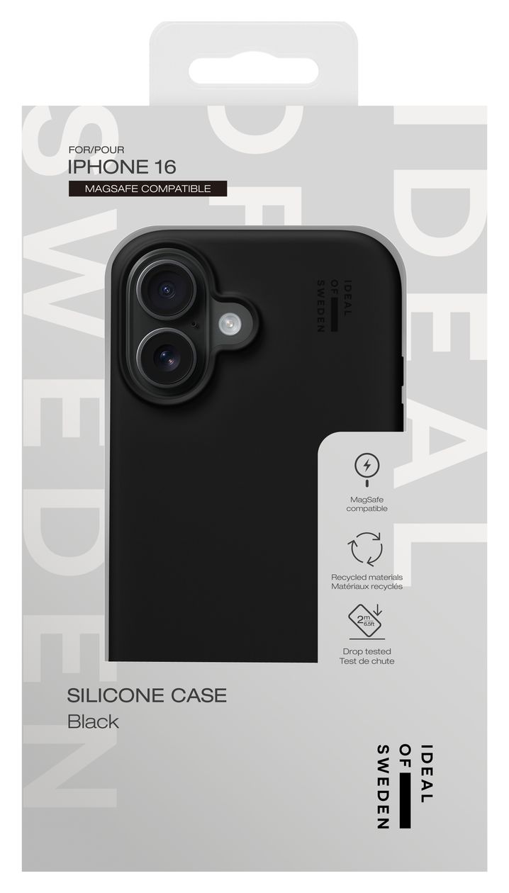 Silicone Case MagSafe Cover für Apple iPhone 16 (Black) 