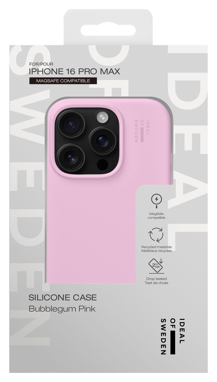Silicone Case MagSafe Cover für Apple iPhone 16 Pro Max  (Pink) 