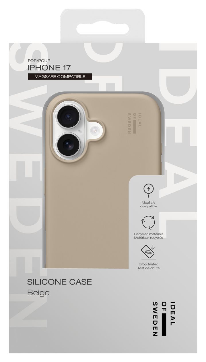 Silicone Case MagSafe Cover für Apple iPhone 17 (Perfect Beige) 