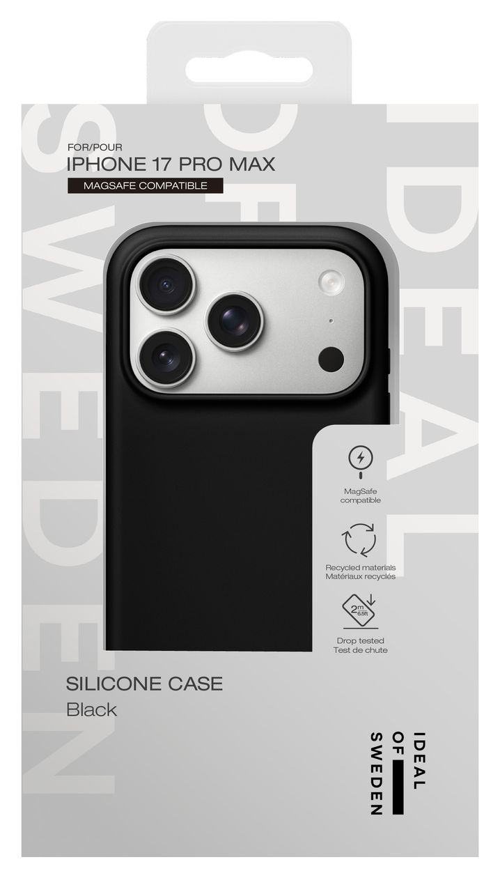 Silicone Case MagSafe Cover für Apple iPhone 17 Pro Max (Black) 