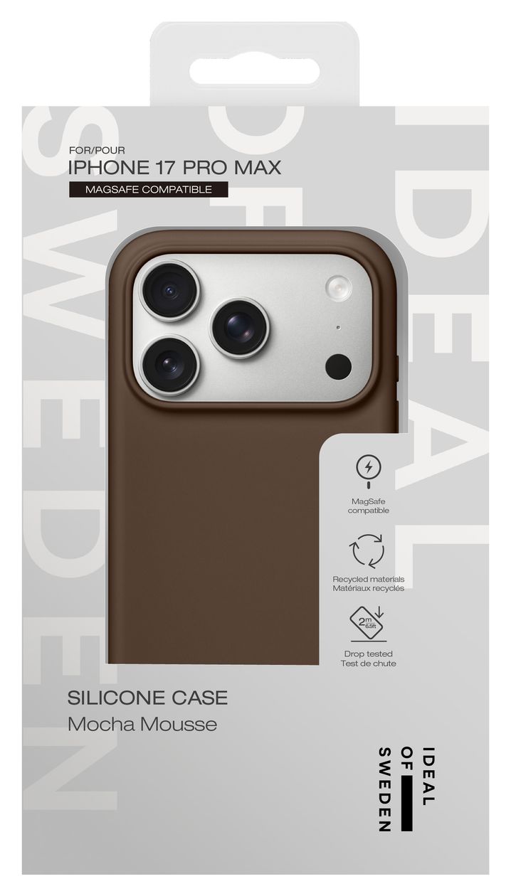 Silicone Case MagSafe Cover für Apple iPhone 17 Pro Max (Mocha Mousse) 