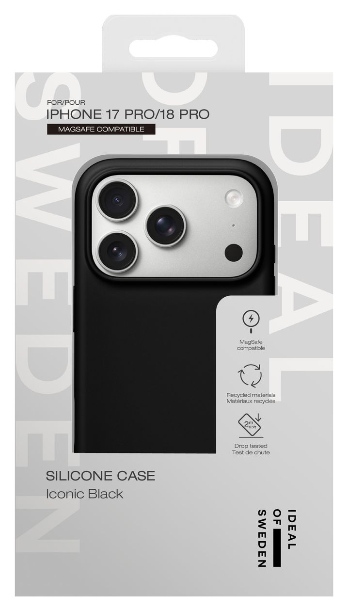 Silicone Case MagSafe für Apple iPhone 18 Pro / 17 Pro (Black) 