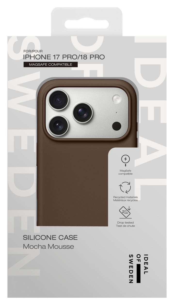 Silicone Case MagSafe für Apple iPhone 18 Pro / 17 Pro (Mocha Mousse) 