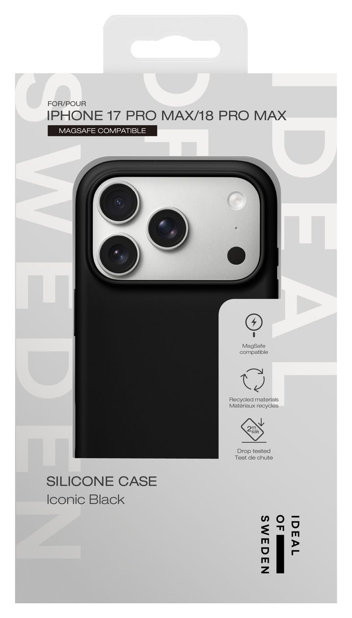 Silicone Case MagSafe für Apple iPhone 18 Pro Max / 17 Pro Max (Black) 