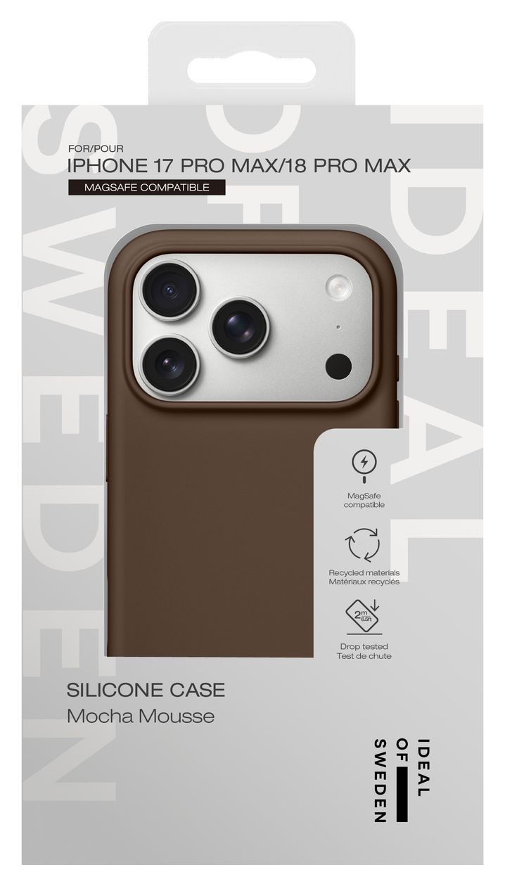 Silicone Case MagSafe für Apple iPhone 18 Pro Max / 17 Pro Max (Mocha Mousse) 