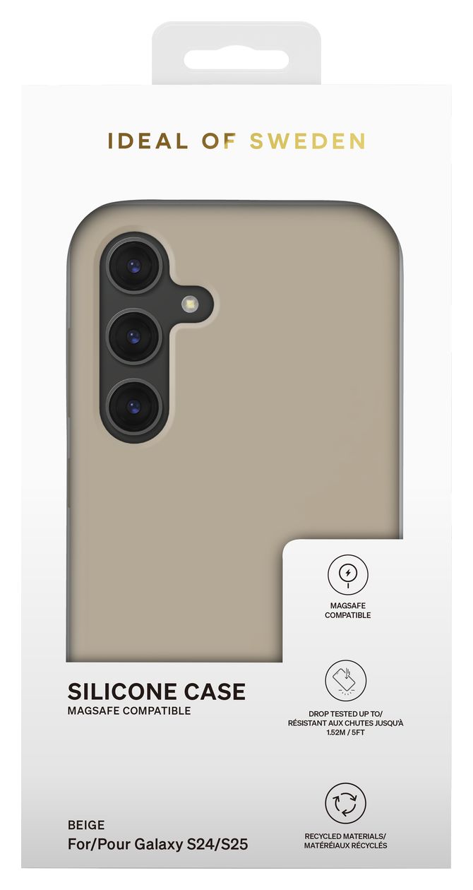 IDSICMS-S24-128 Cover für Samsung Galaxy S24/S25  (Beige) 