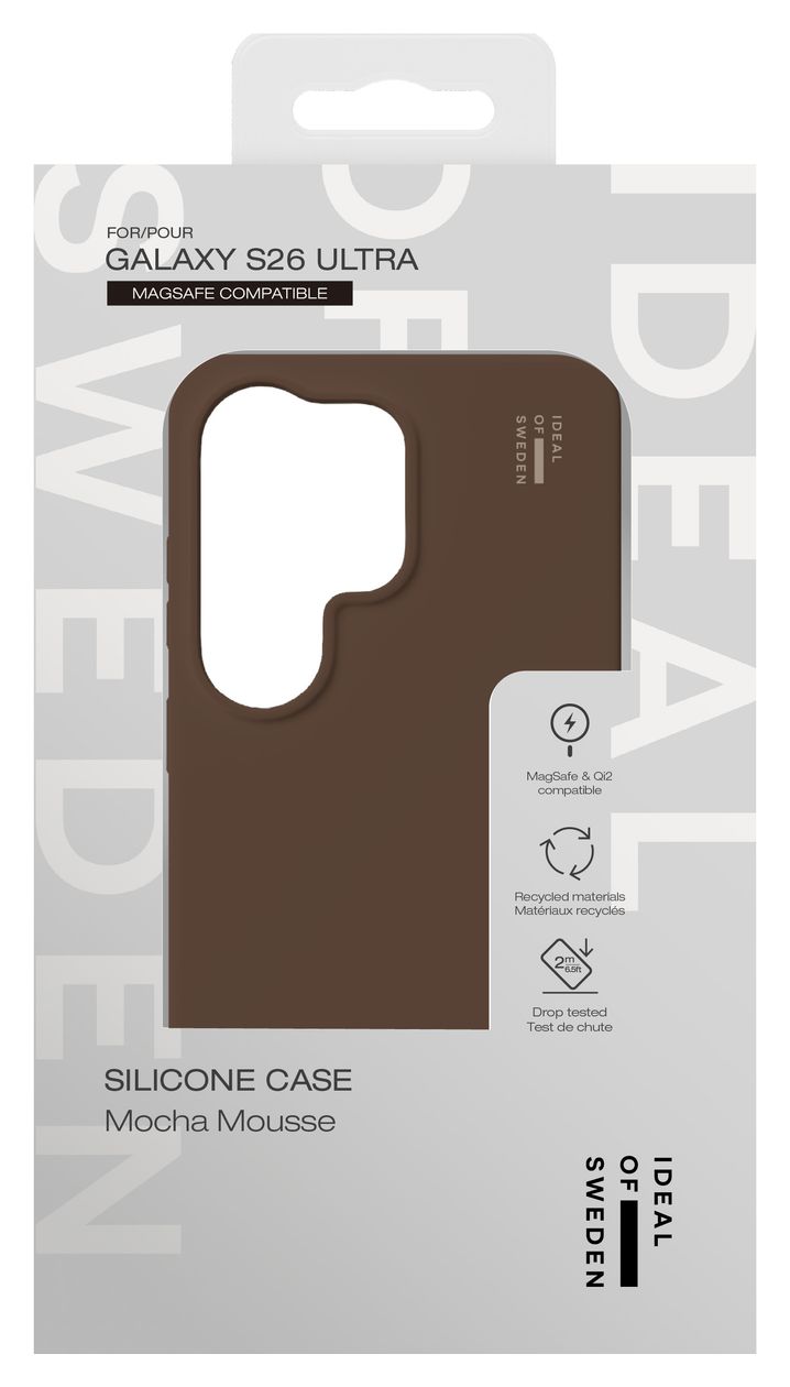Silicone Case MagSafe Cover für Samsung Galaxy S26 Ultra (Mocha Mousse) 