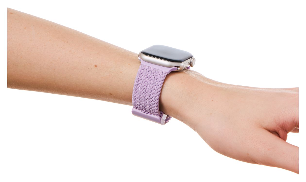 Lavender Milk Watch Band Armband 20 mm Apple Watch 42/44/45/46/49  (Violett) 