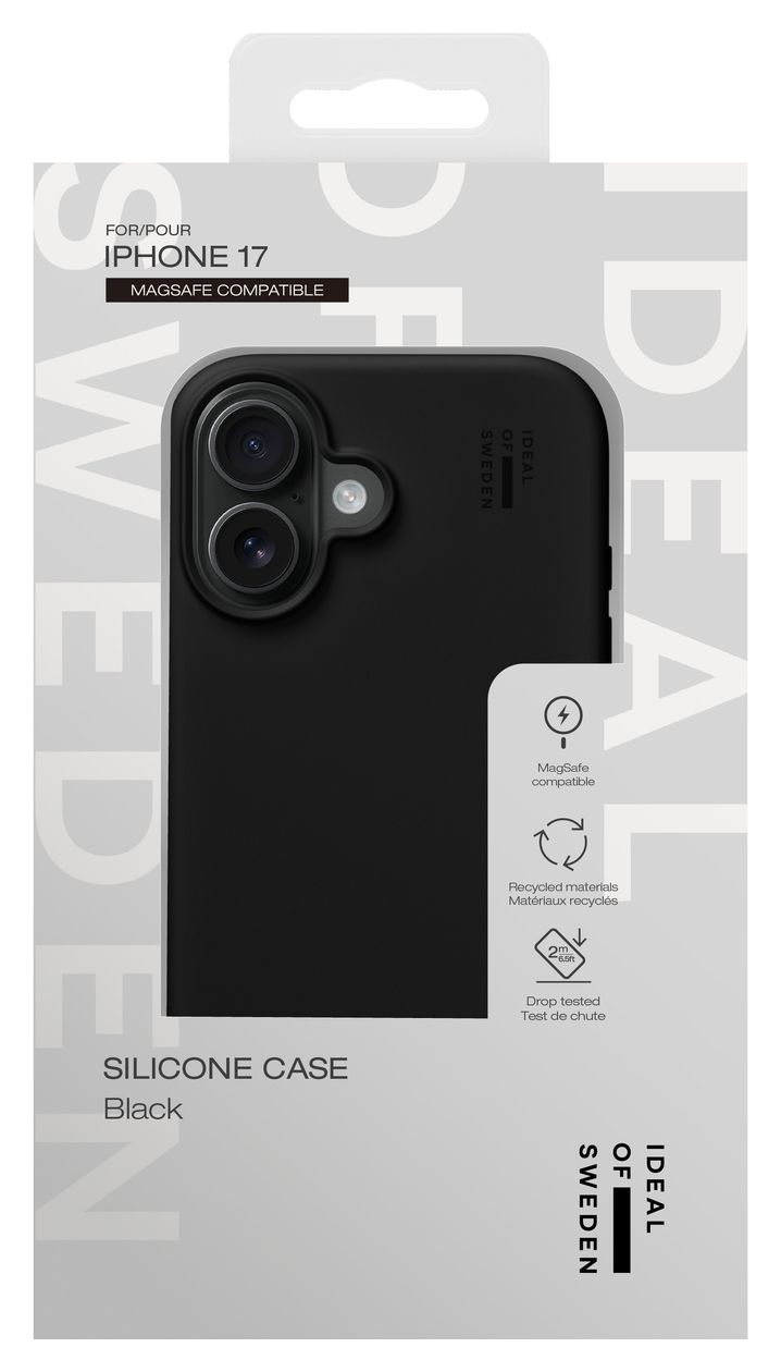 Silicone Case MagSafe Cover für Apple iPhone 17  (Schwarz) 