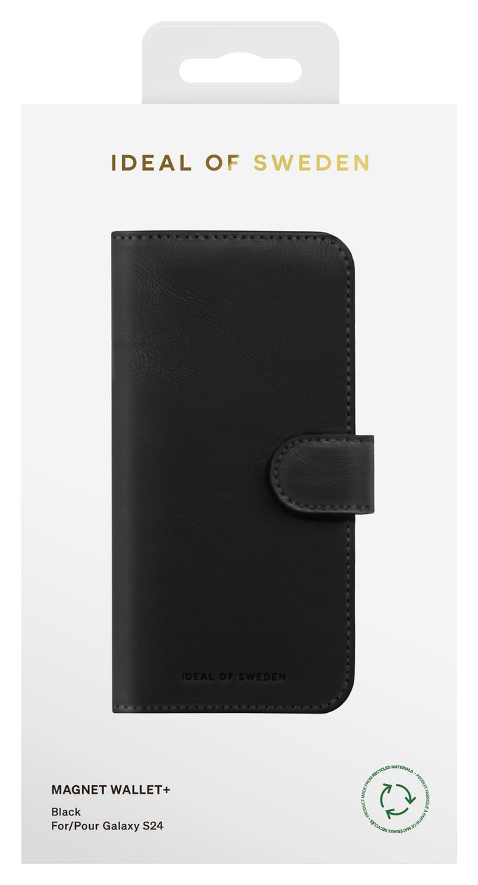 IDMWP-S24-01 Geldbörsenhülle für Samsung Galaxy S24  (Schwarz) 
