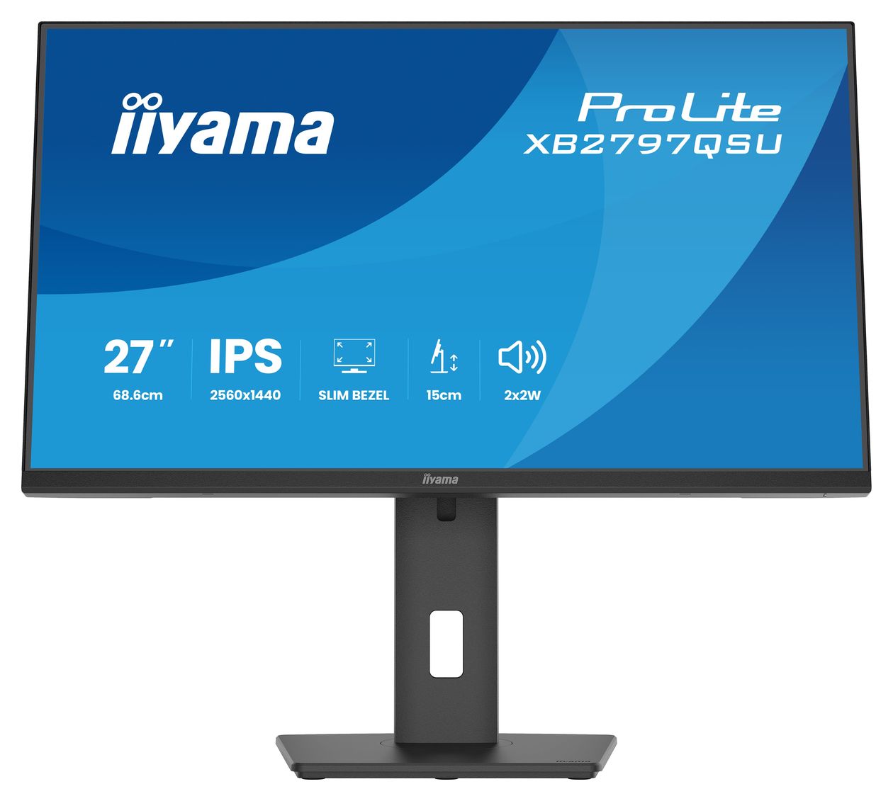 ProLite XB2797QSU-B1 Quad HD Monitor 68,6 cm (27 Zoll) 16:9 1 ms 350 cd/m²  (Schwarz) 