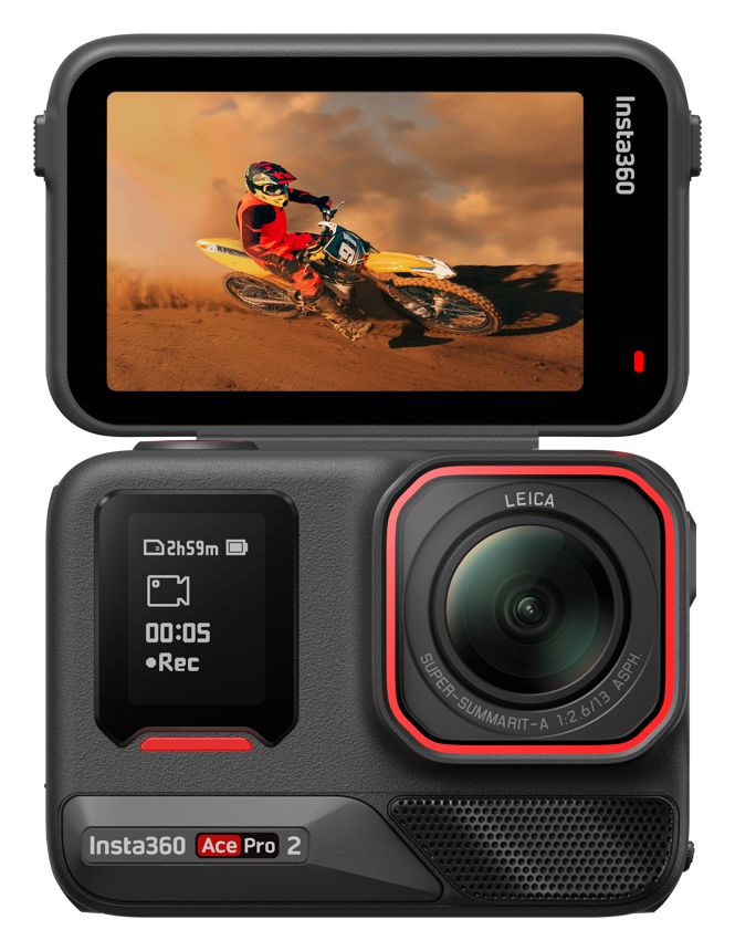 Ace Pro 2 Dual Battery Bundle 8192 x 6144 Pixel Aktion Kamera 157° 50 MP  (Schwarz) 