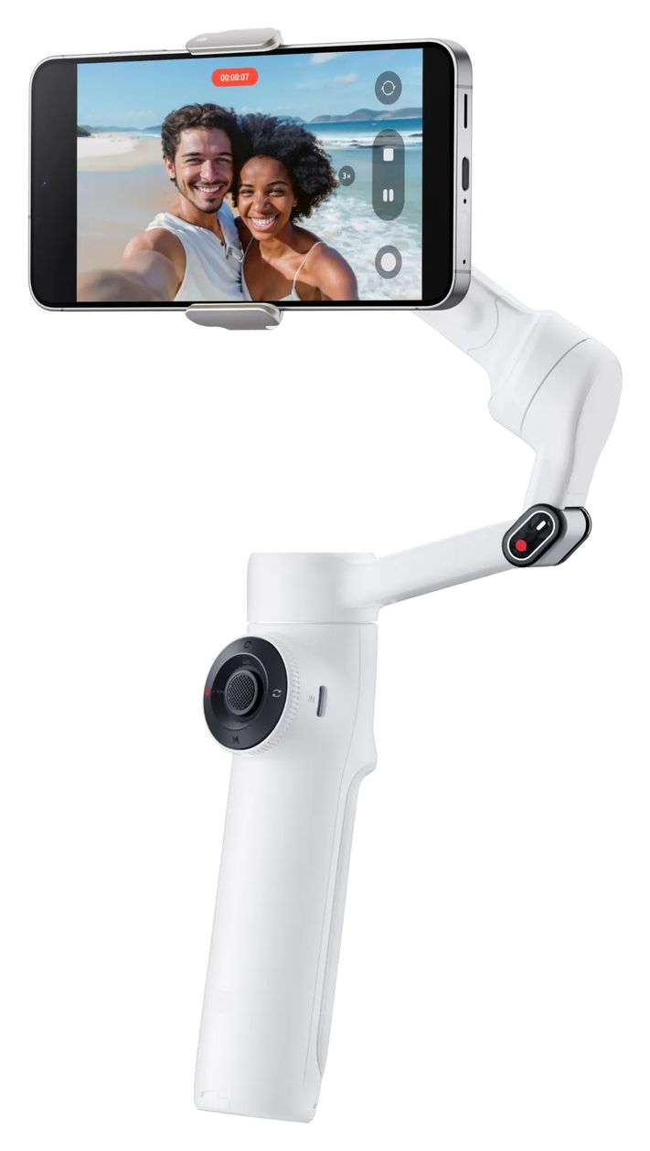 Flow 2 Standard Bundle Stativ Gimbal für Smartphone faltbar Bluetooth  (Weiß) 