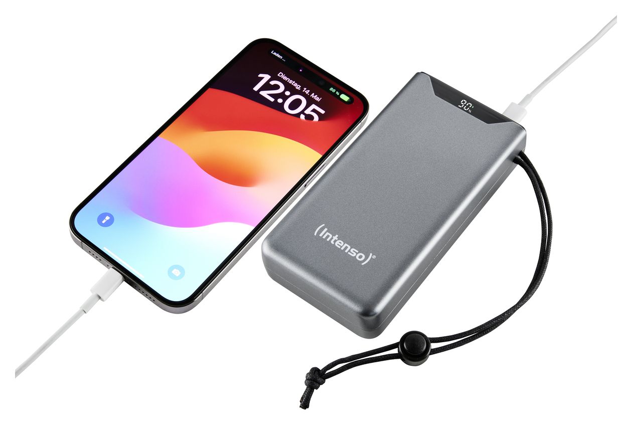 F 20000 mAh Powerbank  (Grau) 