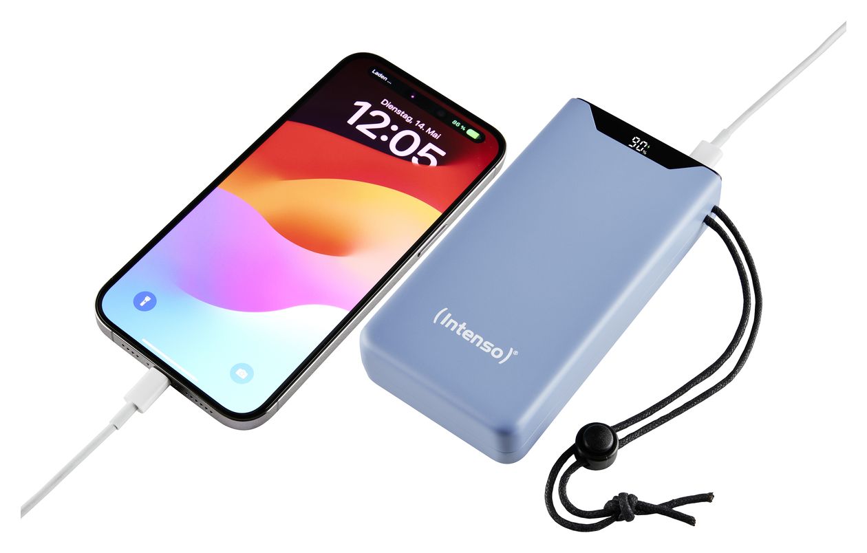 F 20000 mAh Powerbank  (Blau) 