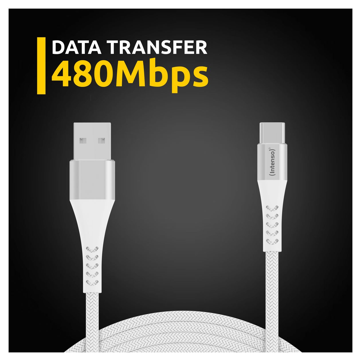 7901102 0,48 Gbit/s USB A auf USB C Männlich bis 60 W 1,5 m  (Weiß) 