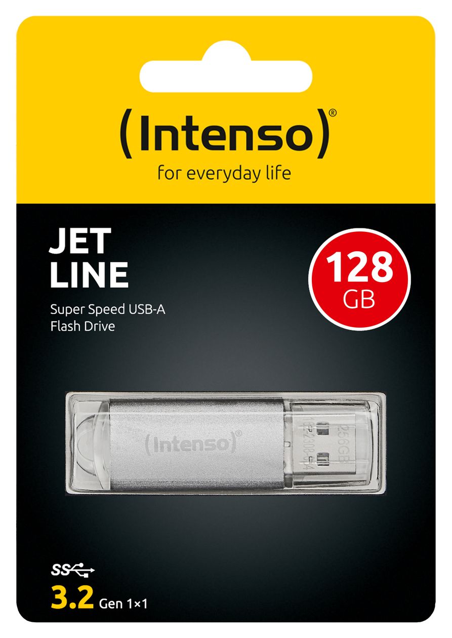 Jet Line USB Typ-A Stick 128 GB  (Silber) 