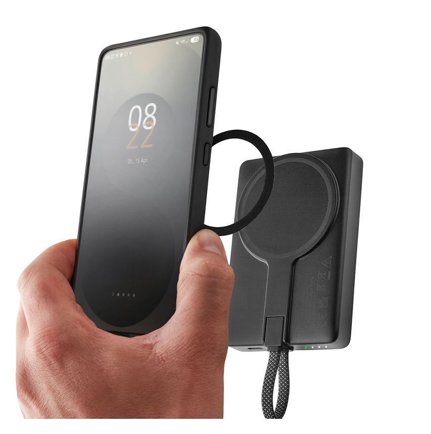 MC10000 10000 mAh Powerbank USB Typ-C  (Schwarz, Grau) 