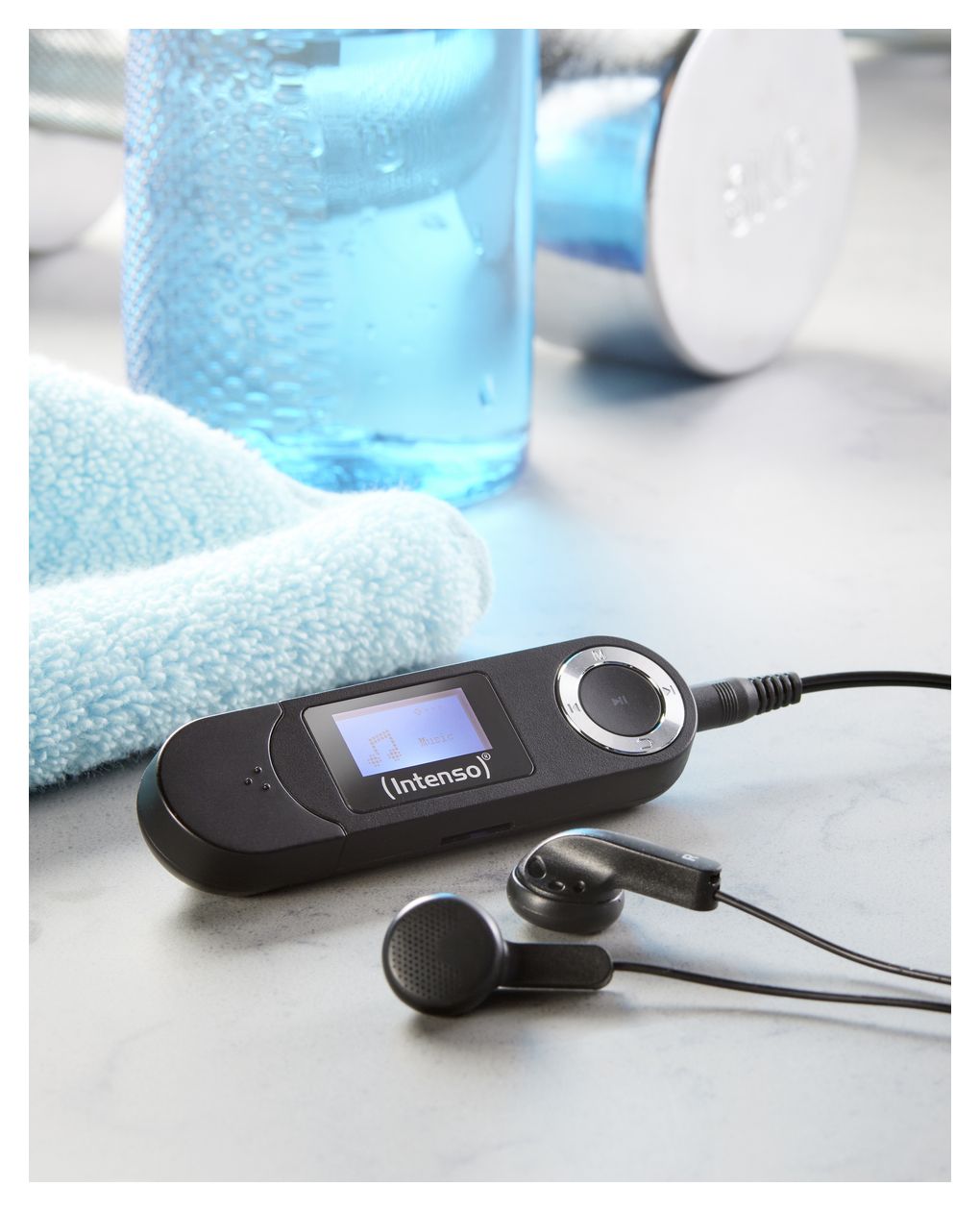 Music Walker MP3 Spieler 16 GB  (Schwarz) 