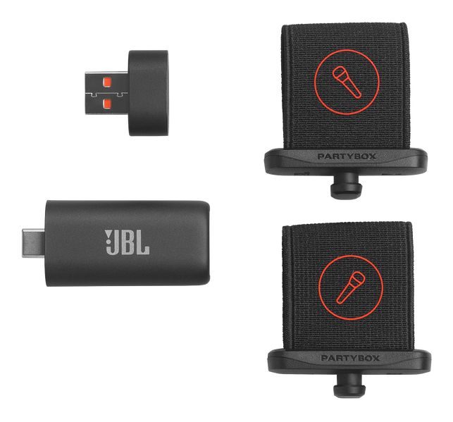 EasySing Mics kabellos Mikrofon-Set  (Schwarz) 