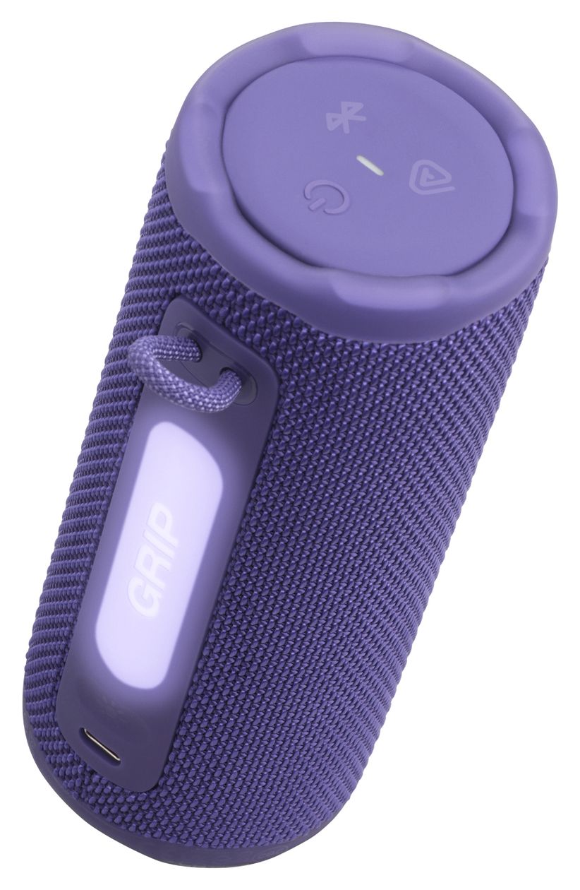 Grip 16 W Bluetooth Lautsprecher IP68 Laufzeit bis 14 h  (Violett) 