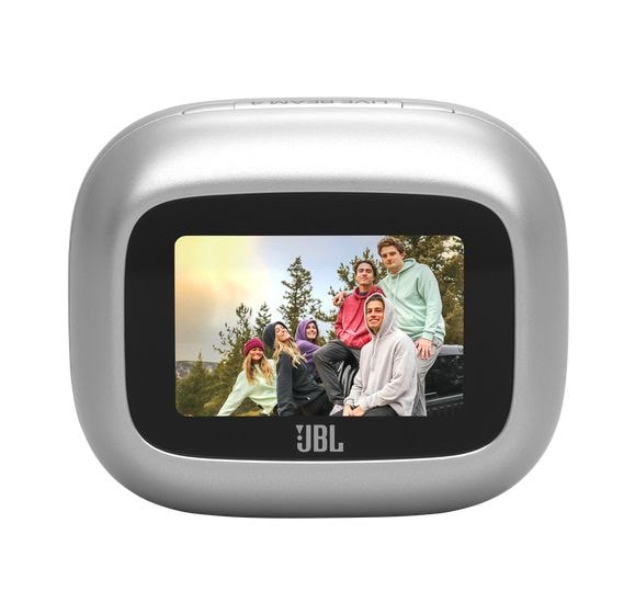 Live Beam 4 In-Ear Bluetooth Kopfhörer kabellos 10 h Laufzeit IP55  (Silber) 