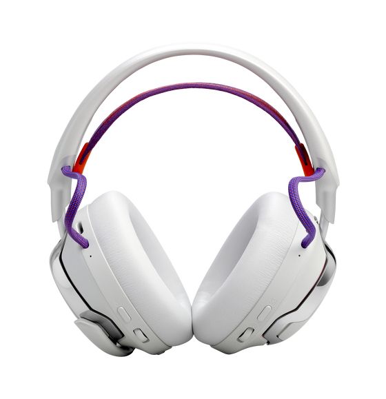 Quantum 950 Over Ear Bluetooth Kopfhörer kabellos 30 h Laufzeit USB Typ-C (Orange, Silber, Weiß) 