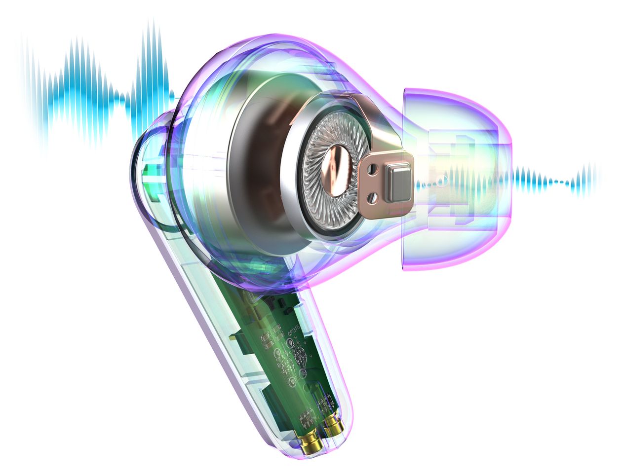 Go Pods ANC In-Ear Bluetooth Kopfhörer Kabellos TWS 26 h Laufzeit IP55  (Grün) 