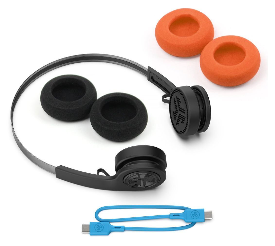 Rewind 2 Wireless Retro Bluetooth Kopfhörer kabellos Mikro-USB  (Schwarz, Orange) 