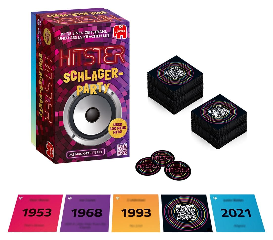 Hitster - Schlager Party Brettspiel bis zu 10 Spielern ab 16 Jahr(e) 