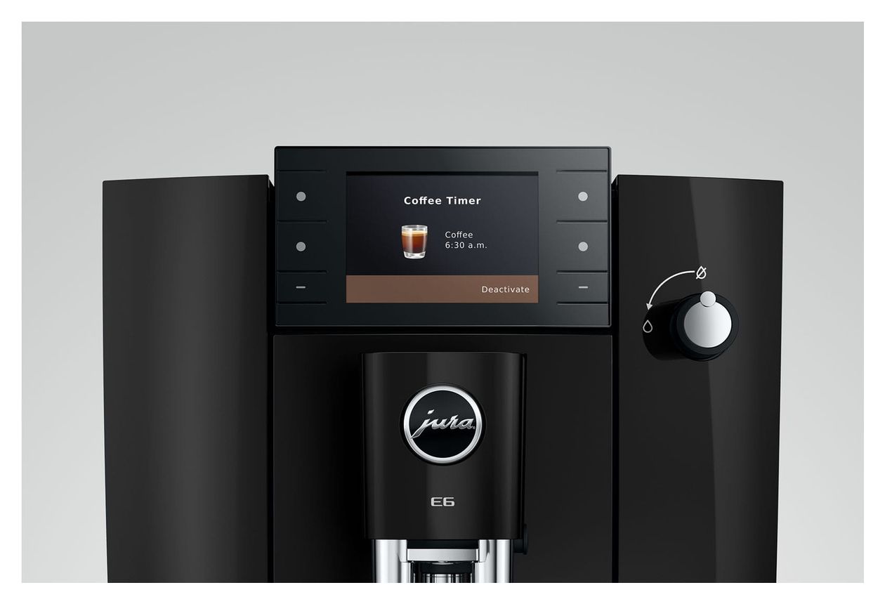 E6 Kaffeevollautomat 15 bar 1,9 l AutoClean (Piano Black (EC)) 